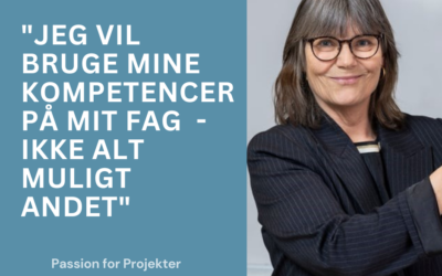 Hanne: “Jeg vil bruge mine kompetencer på mit fag – ikke alt muligt andet”