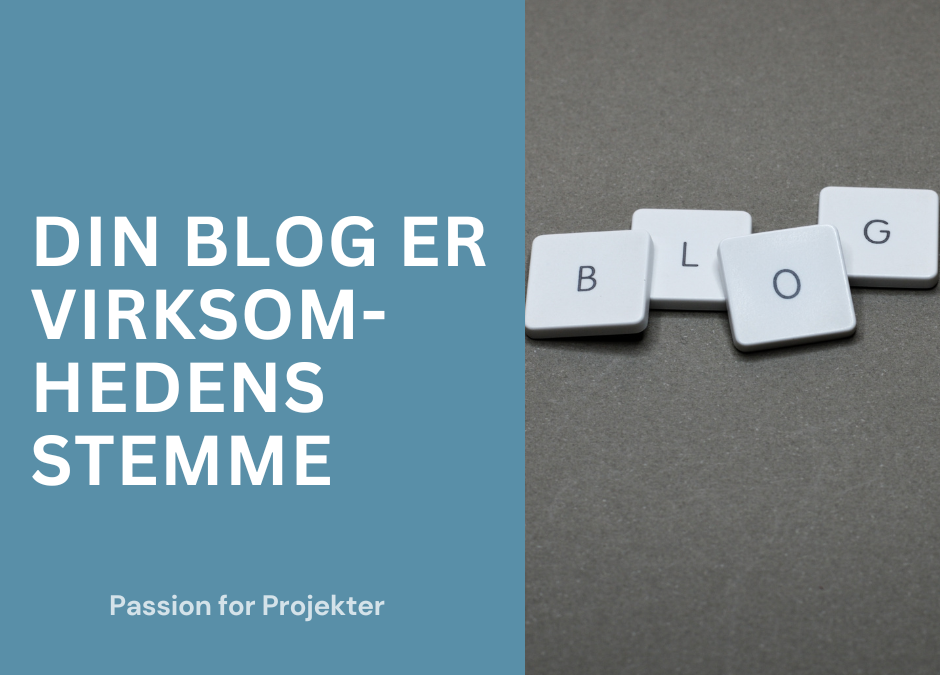 Din blog er virksomhedens stemme