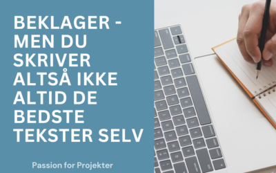 Beklager – men du skriver altså ikke altid de bedste tekster selv