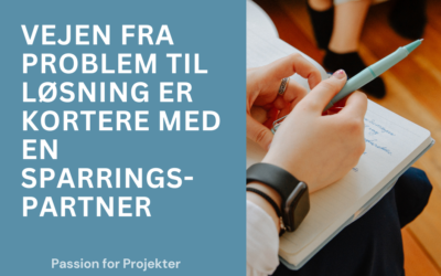 Vejen fra problem til løsning er kortere med en sparringspartner