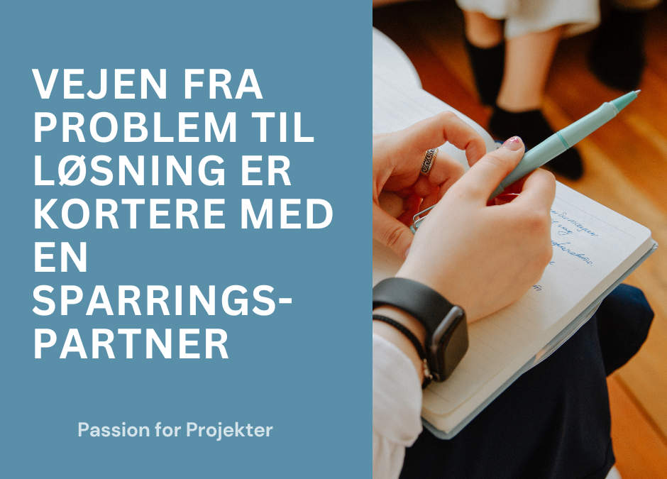 Vejen fra problem til løsning er kortere med en sparringspartner